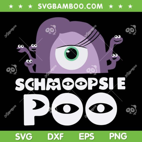 Schmoopsie Poo SVG, Mike Wazowski Monsters SVG, Monsters Inc Mike Wazowski Schmoopsie Poo SVG DXF EPS PNG