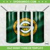 Seattle Supersonics 20oz Skinny Tumbler Template PNG, Seattle Supersonics Logo Tumbler Wrap PNG, Basketball Logo Tumbler Sublimation Design PNG Download
