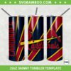 St Louis Cardinals 20oz Skinny Tumbler Template PNG, MLB St Louis Cardinals Tumbler Wrap PNG, Baseball Logo Tumbler Sublimation Design PNG Download