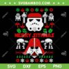 Star Wars Merry Sithmas SVG, The Mandalorian Christmas SVG, Star Wars Robots Sithmas SVG DXF EPS PNG