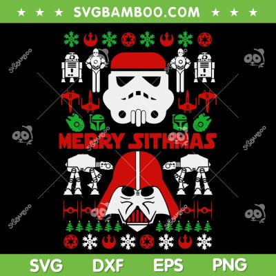Star Wars Merry Sithmas SVG, The Mandalorian Christmas SVG, Star Wars Robots Sithmas SVG DXF EPS PNG Star Wars Merry Sithmas SVG, The Mandalorian Christmas SVG, Star Wars Robots Sithmas SVG DXF EPS PNG
