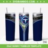 Tennessee Titans Zipper 20oz Skinny Tumbler Template PNG, Tennessee Titans Tumbler Wrap PNG, Titans Football Tumbler Sublimation Design PNG Download