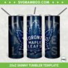 Toronto Maple Leafs 20oz Skinny Tumbler Template PNG, NHL Toronto Maple Leafs Tumbler Wrap PNG, NHL Logo Tumbler Sublimation Design PNG Download