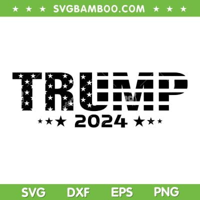 Trump 2024 Black Writing SVG, Anti Biden 2024 SVG, Donal Trump 2024 Cross Writing SVG DXF EPS PNG Trump 2024 Black Writing SVG, Anti Biden 2024 SVG, Donal Trump 2024 Cross Writing SVG DXF EPS PNG