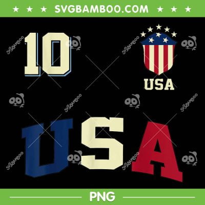 USA Soccer Number 10 Jersey PNG, Funny American Football Fans PNG, Football Jersey Number PNG