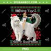 Wishing You A Merry Swiftmas PNG, Taylor Swift Cat Christmas Ugly PNG, Christmas Taylor Swift Cat Riding PNG