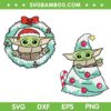 Baby Yoda Xmas Wreath SVG, Star Wars Yoda Christmas Trees SVG, Cute Yoda Santa Hat Xmas SVG DXF EPS PNG Baby Yoda Xmas Wreath SVG, Star Wars Yoda Christmas Trees SVG, Cute Yoda Santa Hat Xmas SVG DXF EPS PNG