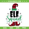 Elf Squad Buffalo Plaid SVG, Elf Squad Merry Christmas SVG, Elf Christmas SVG DXF EPS PNG
