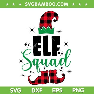 Elf Squad Buffalo Plaid SVG, Elf Squad Merry Christmas SVG, Elf Christmas SVG DXF EPS PNG Elf Squad Buffalo Plaid SVG, Elf Squad Merry Christmas SVG, Elf Christmas SVG DXF EPS PNG