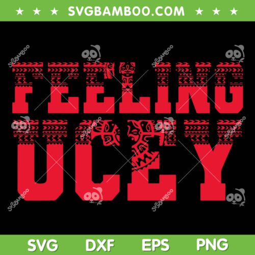 Feeling Ucey Xmas SVG, Feeling Ucey Sweater SVG, Ugly Christmas Sweater SVG DXF EPS PNG