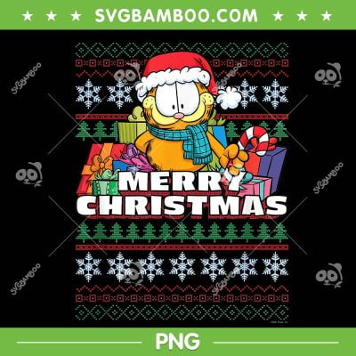 Garfield Merry Christmas PNG, Santa Garfield Ugly Sweater PNG, Funny Garfield Christmas PNG Garfield Merry Christmas PNG, Santa Garfield Ugly Sweater PNG, Funny Garfield Christmas PNG