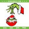 Grinch Hand Baby Yoda Santa Hat SVG, Star War Yoda Ornament Spaceship SVG, Xmas Cute Yoda Star Wars Grinchmas SVG DXF EPS PNG