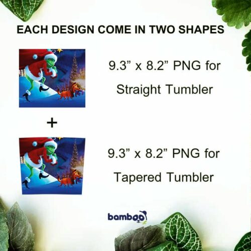 Grinch Santa Christmas 20oz Skinny Tumbler Template PNG, The Grinch Stealing Tumbler Wrap PNG, Christmas Tumbler Sublimation Design PNG Download