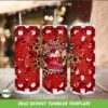 Hot Chocolate And Christmas Movies 20oz Skinny Tumbler Template PNG, Christmas Hot Cocoa Tumbler Wrap PNG, Grinch Christmas Tumbler Sublimation Design PNG Download