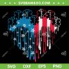 Nurse Heart Red Blue SVG, Heart Magic Colour SVG, Heart Shape Blue And Red Combine SVG DXF EPS PNG