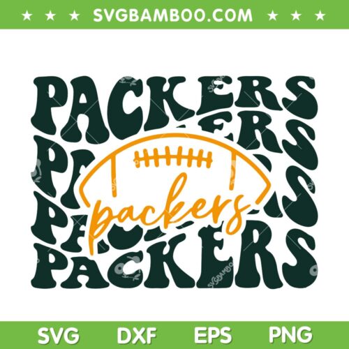 Packers Football SVG, Green Bay Packers Football SVG, Green Bay Football SVG DXF EPS PNG