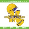 Retro Michigan Championship SVG, Wolverines Football 2022 SVG, Michigan Football SVG DXF EPS PNG