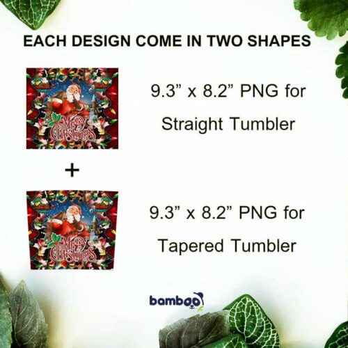 Santa Merry Christmas Buffalo Plaid 20oz Skinny Tumbler Template PNG, Santa Christmas Lights Tumbler Wrap PNG, Merry Christmas Tumbler Sublimation Design PNG Download