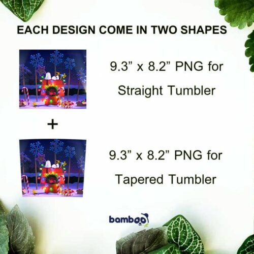 Snoopy Christmas 20oz Skinny Tumbler Template PNG, Snow Christmas Snoopy Dog Tumbler Wrap PNG, Disney Christmas Tumbler Sublimation Design PNG Download