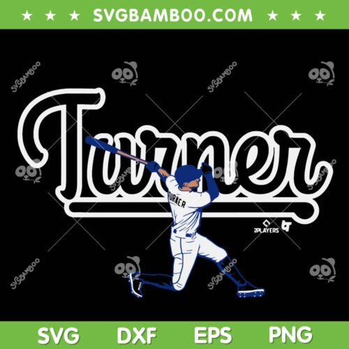 Trea Turner SVG, Philadelphia Baseball Turner SVG, Trea Turner Philadelphia SVG DXF EPS PNG