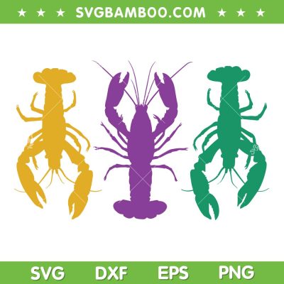 3 Crawfish Mardi Gras SVG, Mardi Gras Crawfish Trio SVG, Happy Mardi Gras DXF EPS SVG PNG 3 Crawfish Mardi Gras SVG, Mardi Gras Crawfish Trio SVG, Happy Mardi Gras DXF EPS SVG PNG
