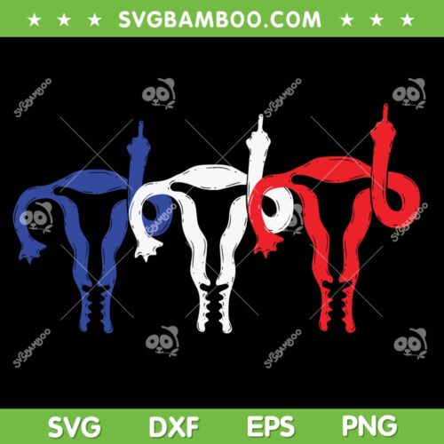 3 Uterus Middle Finger SVG PNG, Uterus Finger SVG, Middle Finger DXF EPS SVG PNG