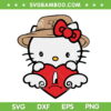 Bad Bunny Hello Kitty SVG PNG, Hello Kitty Un Verano Sin Ti SVG, Hello Kitty Valentine DXF EPS SVG PNG