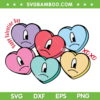 Bad Bunny Valentine Corazoncitos SVG PNG, Sad Heart Valentine Candy SVG, Happy Valentine Day DXF EPS SVG PNG