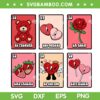 Bad Bunny Valentine Loteria SVG PNG, Loteria San Valentine SVG, Valentine Day DXF EPS SVG PNG
