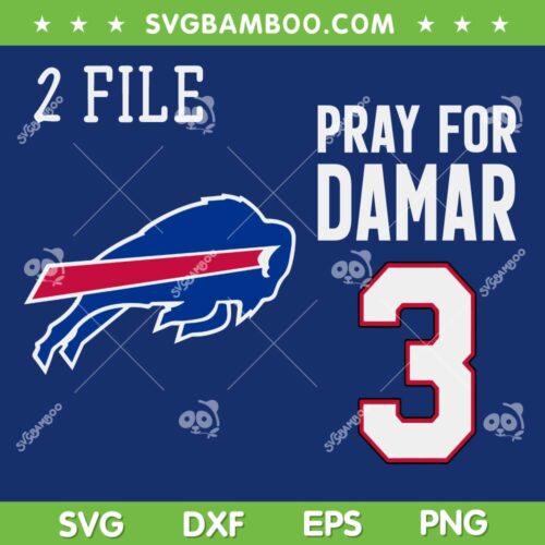 Buffalo Bills Damar Hamlin SVG PNG, Buffalo Is Hamlin Strong SVG, Buffalo Bills DXF EPS SVG PNG
