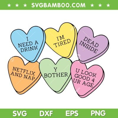Candy Hearts Valentines Day SVG PNG, Candy Quotes Crewneck SVG, Valentines Day DXF EPS SVG PNG Candy Hearts Valentines Day SVG PNG, Candy Quotes Crewneck SVG, Valentines Day DXF EPS SVG PNG