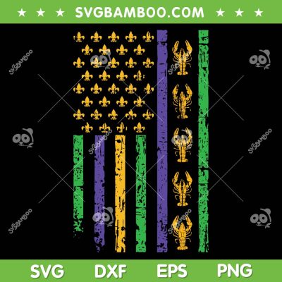 Crawfish American Flag SVG PNG, Mardi Gras Crawfish SVG, American Flag Mardi Gras DXF EPS SVG PNG Crawfish American Flag SVG PNG, Mardi Gras Crawfish SVG, American Flag Mardi Gras DXF EPS SVG PNG