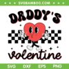 Daddy's Valentine SVG PNG, Groovy Valentines Heart SVG, Happy Valentine Day DXF EPS SVG PNG Daddy's Valentine SVG PNG, Groovy Valentines Heart SVG, Happy Valentine Day DXF EPS SVG PNG