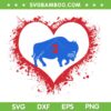 Damar Hamlin Heart SVG PNG, Buffalo Bills 3 Heart SVG, Pray for Damar Hamlin DXF EPS SVG PNG