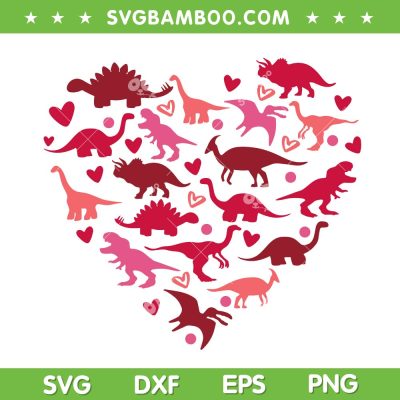 Dinosaur Heart Valentine 2023 SVG PNG, Valentine Day Dinosaur SVG, Dinosaur Heart DXF EPS SVG PNG Dinosaur Heart Valentine 2023 SVG PNG, Valentine Day Dinosaur SVG, Dinosaur Heart DXF EPS SVG PNG
