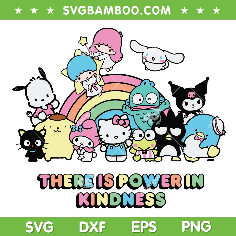 Sanrio Bundle Svg, Sanrio Characters Svg, Hello Kitty Svg, Kawaii Kitty  Svg, Cartoon Svg, Png Dxf Jpg Eps File