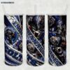 Indianapolis Colts 20oz Skinny Tumbler Template PNG, Indianapolis Colts Logo Tumbler Wrap PNG, NFL Football Logo Tumbler Sublimation Design PNG Download
