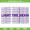 Light The Beam SVG PNG, Sacramento Kings Light The Beam SVG, Retro Light The Beam DXF EPS SVG PNG