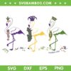 Mardi Gras Flamingo SVG PNG, Southern Chill Mardi Gras Carnival SVG, Flamingo New Orleans DXF EPS SVG PNG