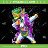 Mardi Gras Dabbing Unicorn PNG, Unicorn Jester Hat Bead PNG, Unicorn Mardi Gras PNG