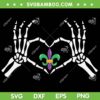 Mardi Gras Skeleton Hand Heart SVG PNG, Skeloton Love Mardi Gras SVG, Funny Mardi Gras DXF EPS SVG PNG Mardi Gras Skeleton Hand Heart SVG PNG, Skeloton Love Mardi Gras SVG, Funny Mardi Gras DXF EPS SVG PNG