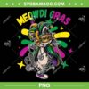 Mardi Gras Meowdi Gras PNG, Mardi Gras Cat Mask Beads PNG, Mardi Gras 2023 PNG