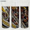 Pittsburgh Steelers Tumbler Wrap PNG, NFL Pittsburgh Steelers Tumbler Template Sublimation, NFL Logo 20oz Skinny Tumbler PNG