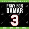 Pray For Damar SVG PNG, Pray For Damar 3 Buffalo Bill SVG, Football Player DXF EPS SVG PNG