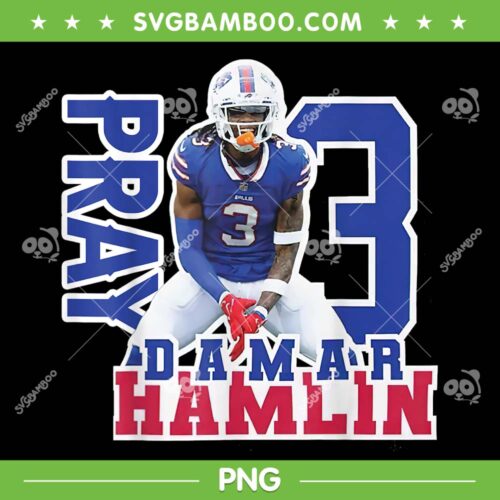 Pray For Damar PNG, Love For Damar PNG, Damar Hamlin PNG, Love Damar Hamlin PNG