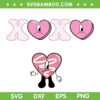 Sad Heart Bad Bunny XOXO SVG PNG, Bad Bunny Valentine SVG, Valentine Day DXF EPS SVG PNG