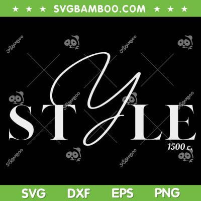 Style 1500c SVG PNG, Funny Style Art SVG, Style 1500c Black And White DXF EPS SVG PNG