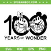 100 Years Of Wonder Mickey And Minnie SVG PNG, Disney 100 Years Of Wonder SVG, Wonder 2023 DXF EPS SVG PNG 100 Years Of Wonder Mickey And Minnie SVG PNG, Disney 100 Years Of Wonder SVG, Wonder 2023 DXF EPS SVG PNG