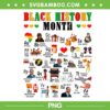 ABCs Of Black History Month PNG, Black Lives Matter Pride PNG, Black History Month PNG ABCs Of Black History Month PNG, Black Lives Matter Pride PNG, Black History Month PNG
