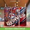 Atlanta Braves Tumbler Wrap PNG, MLB Atlanta Braves Tumbler Template Sublimation, MLB Baseball 20oz Skinny Tumbler PNG